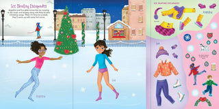 Peter Pauper Press - Christmas Sticker Doll Dress-Up Book