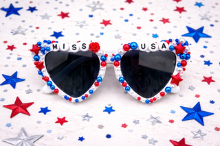 Cheeky Plum - Heart Sunglasses - Miss USA