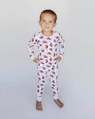 Lucky Panda Kids - Bamboo Two Piece Kids Clothing Set | Game Day