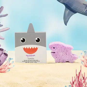 Spongelle' Sponge Sea Animals - Sammy Shark