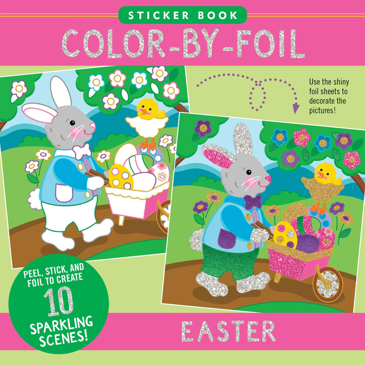 Peter Pauper Press - Color-By-Foil Sticker Book - Easter