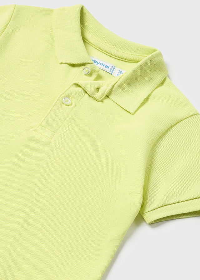 Mayoral Basic S/S Polo Lime