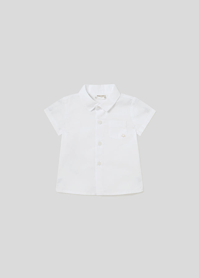 Mayoral S/S Shirt White Button Down