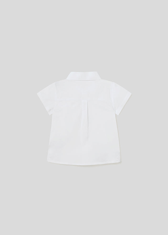 Mayoral S/S Shirt White Button Down