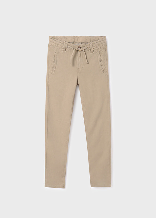 Mayoral Linen Pants Camel