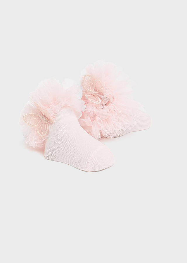 Mayoral Sock with Headband Set Nude