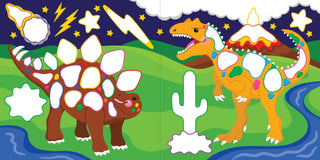 Peter Pauper Press - Color-By-Dots Sticker Book - Dinosaurs