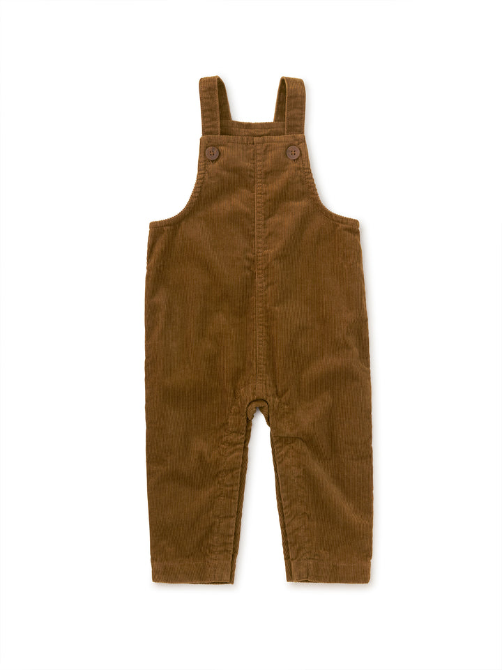 Tea Corduroy Baby Overalls Acorn