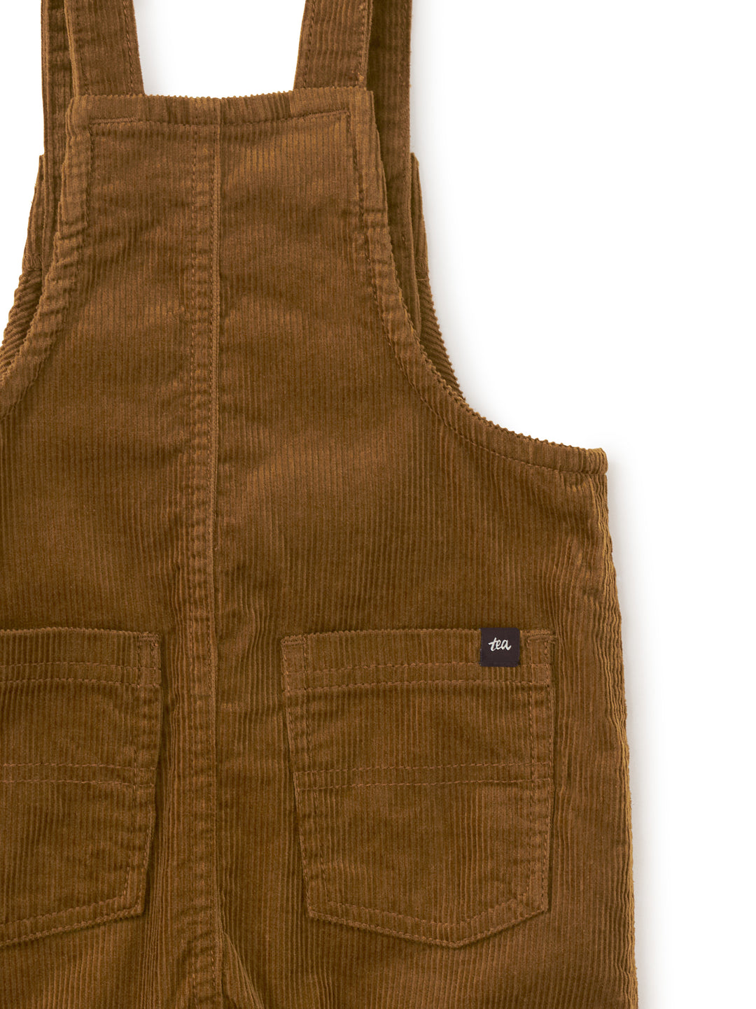 Tea Corduroy Baby Overalls Acorn