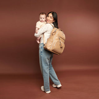 Itzy Ritzy -  Boss Plus™ Backpack Diaper Bag Chai Latte