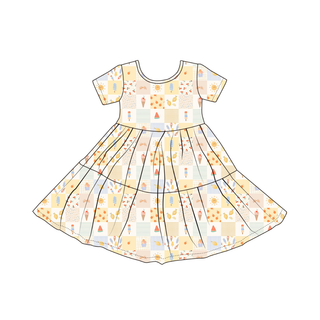 Emi Lei - Bamboo Short Sleeve Twirl Dress | Sweet Treats