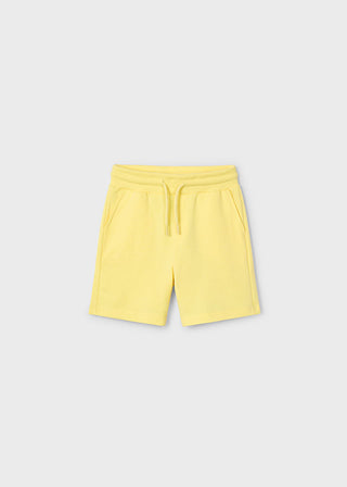 Mayoral Basic Fleece Shorts Yellow