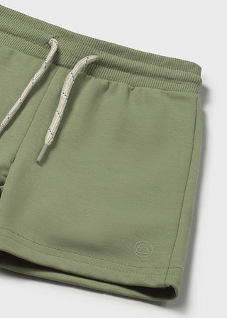 Mayoral Fleece Shorts Sage