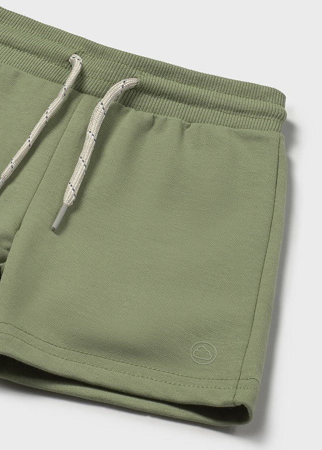 Mayoral Fleece Shorts Sage