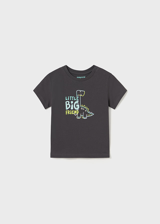 Mayoral S/S T-Shirt Dino Little Big Friend