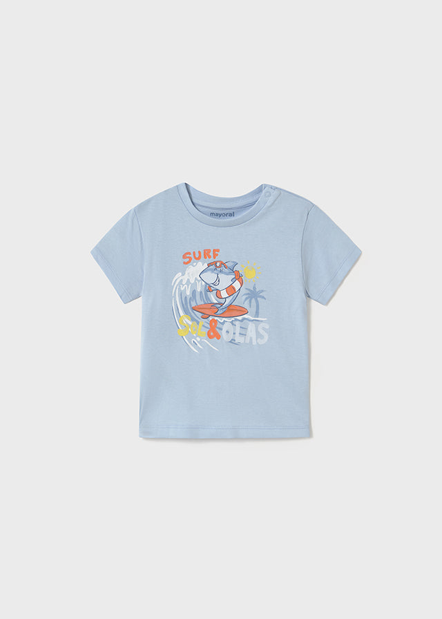 Mayoral S/S T-Shirt Surf Shark