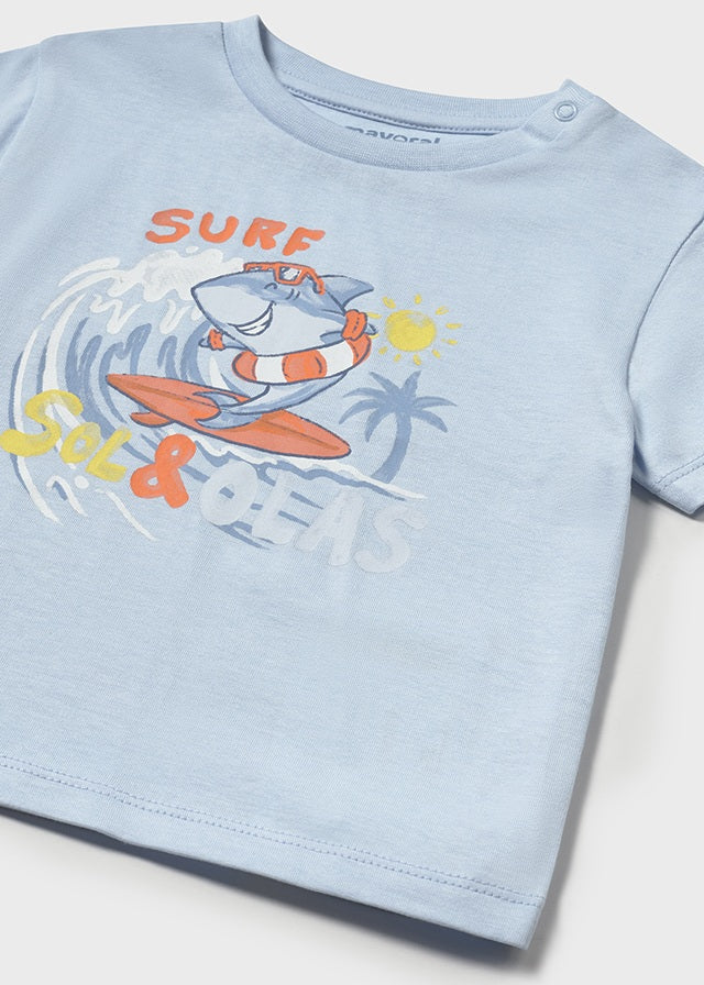 Mayoral S/S T-Shirt Surf Shark