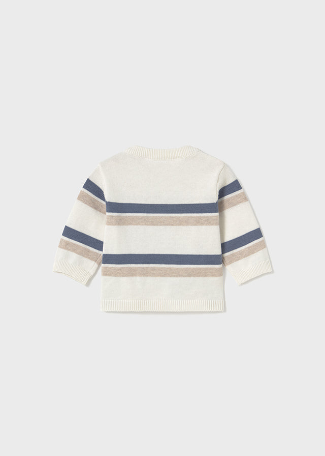 Mayoral Knit Sweater Blue Stripe