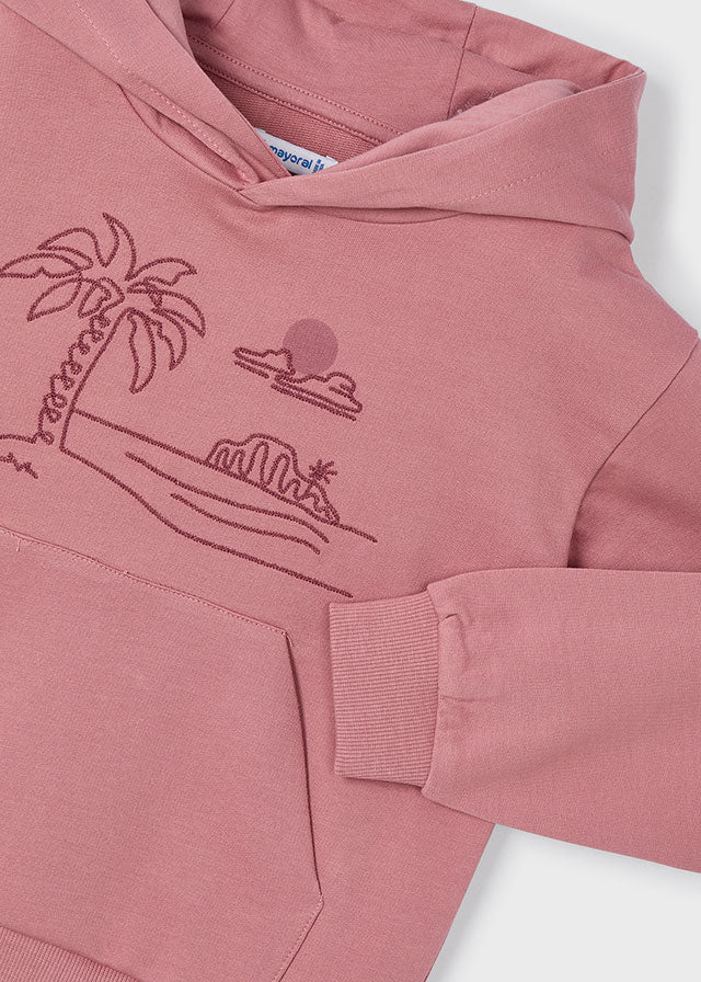 Mayoral Embroidered Pullover Guava