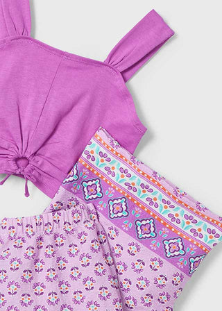 Mayoral Long Trousers Orchid Set