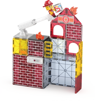 Magna-Tiles - Fire Station 50-Piece Set