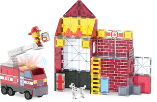 Magna-Tiles - Fire Station 50-Piece Set