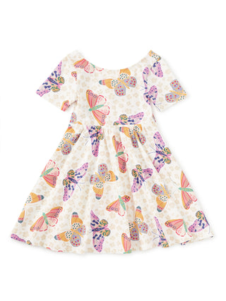 Tea Twist Back Ballet Dress Jaguar Spot