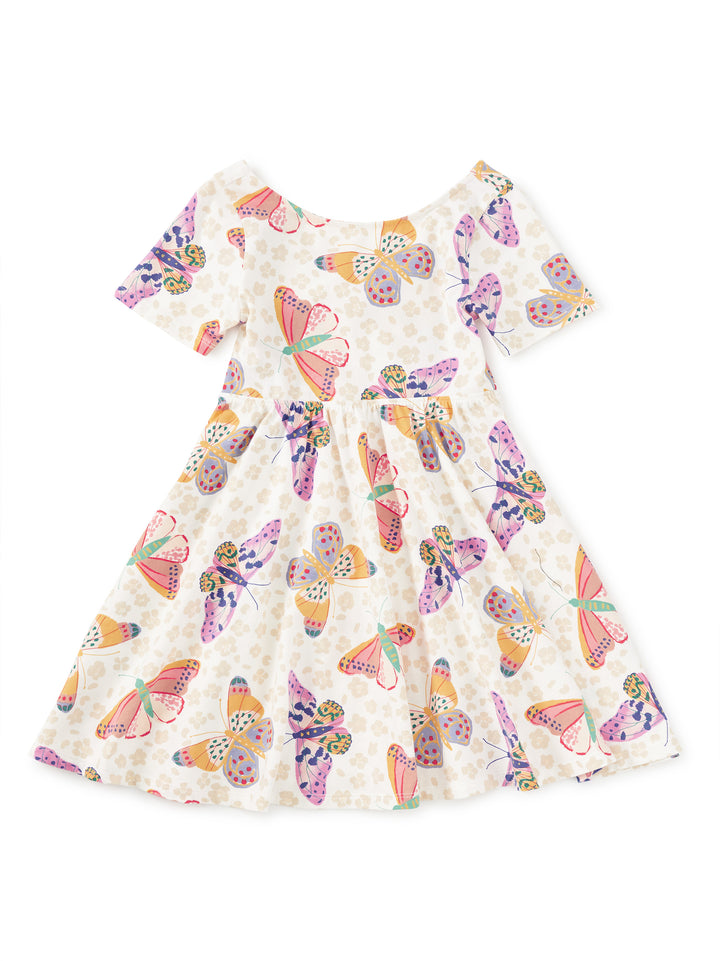 Tea Twist Back Ballet Dress Jaguar Spot