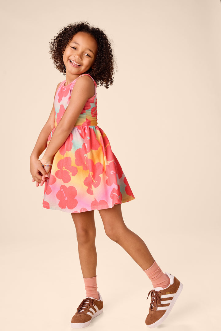 Tea Sleeveless Ballet Dress Rainbow