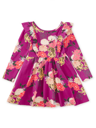 Tea Ruffle Shoulder Ballet Dress Tiger & Peony