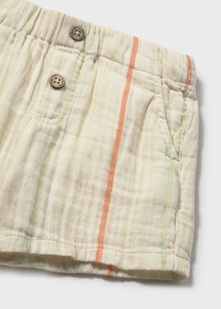 Mayoral Wide Leg Shorts Stripes