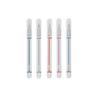 OOLY Seeing Double Fine Felt DoubleTip Markers - Set of 5 / 10 Co