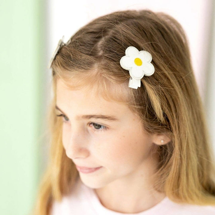 Sweet Wink - Daisy Flower Clip Set - Kids Hair Clip Set