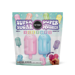 Top Trenz Super Duper Sugar Squisher Ice Pops 2-Pack
