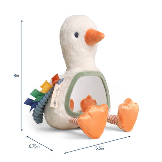 Itzy Ritzy - *NEW* Itzy Bitzy Mirror™ Sensory Tummy Time Mirror - Goose