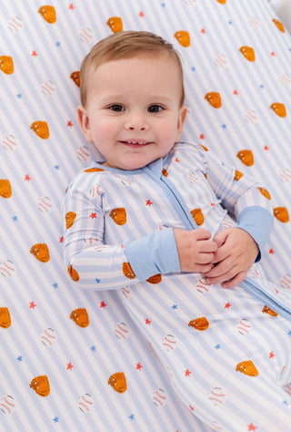 Kiki + Lulu - Stripe Baseball Convertible Footie