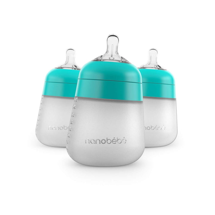 Nanobebe US - 9oz Flexy Silicone Baby Bottle