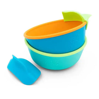 321 Grow - 321 Grow - 321 Grow Silicone Easy Scoop & Hold Bowl Set - Ocean - Classy Rascals Boutique