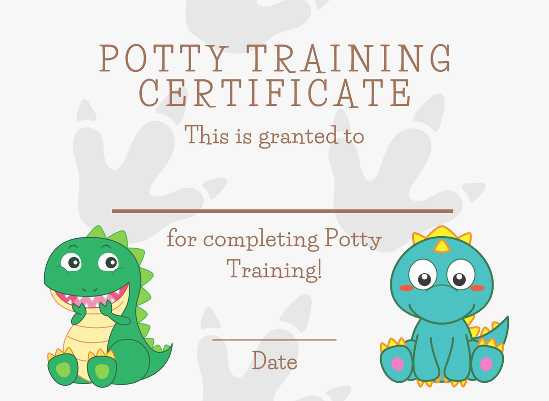 Green Distributors LLC - Dinosaur Potty Training Kit with Zero Waste Stickers