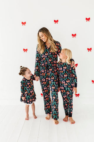 Kiki + Lulu - Merry Little Bows Kids Pajamas
