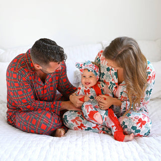 Gigi and Max - Belle Bows WOMENS TWO PIECE Christmas Adult Pajamas Bamboo