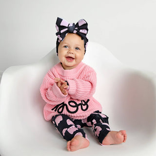 Gigi and Max - Shade Black Ghost LEGGINGS Halloween Bamboo Kids Loung