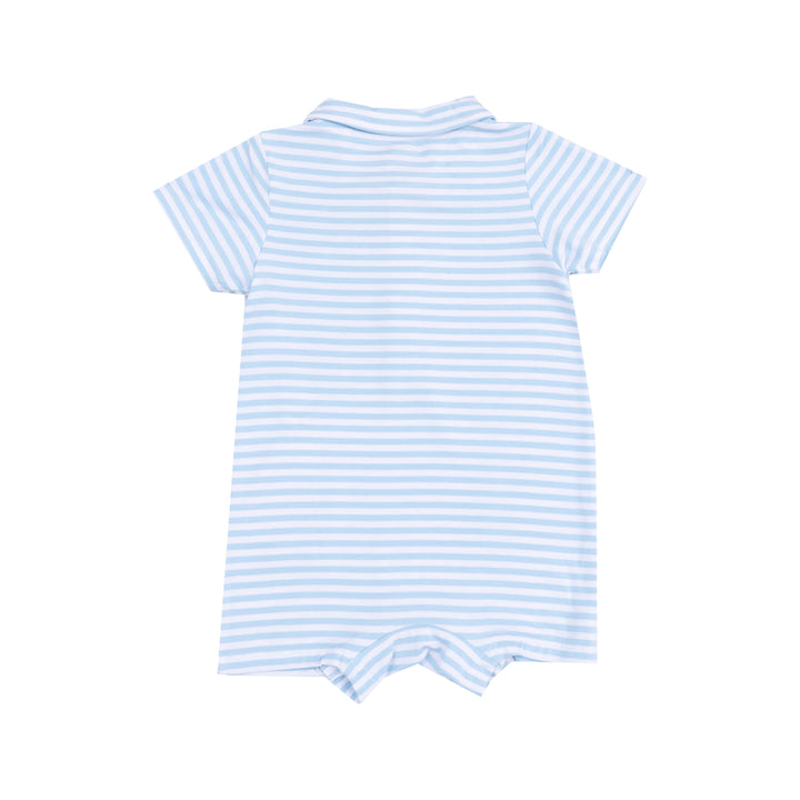 Angel Dear Golf Blue Stripe Applique Polo Shortie