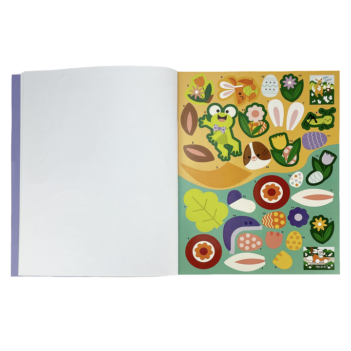 Cottage Door Press - Easter: My Very First Sticker by Number activity book