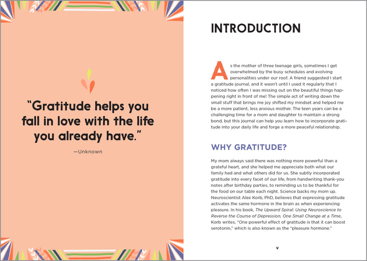 Sourcebooks - Gratitude Journal for Teen Girls and Moms