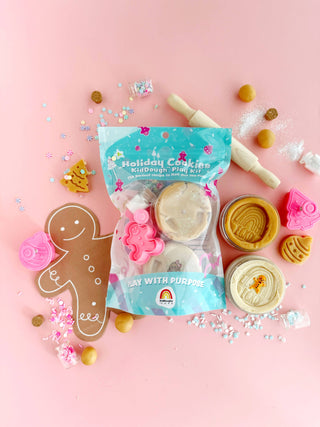 Earth Grown KidDoughs - Holiday Cookies KidDough Play Kit