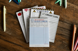 Milk Thread and Honey - Pretend Play Restaurant Check Notepad