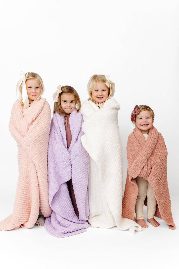 Lou Lou & Company - Chenille Blanket - Lilac