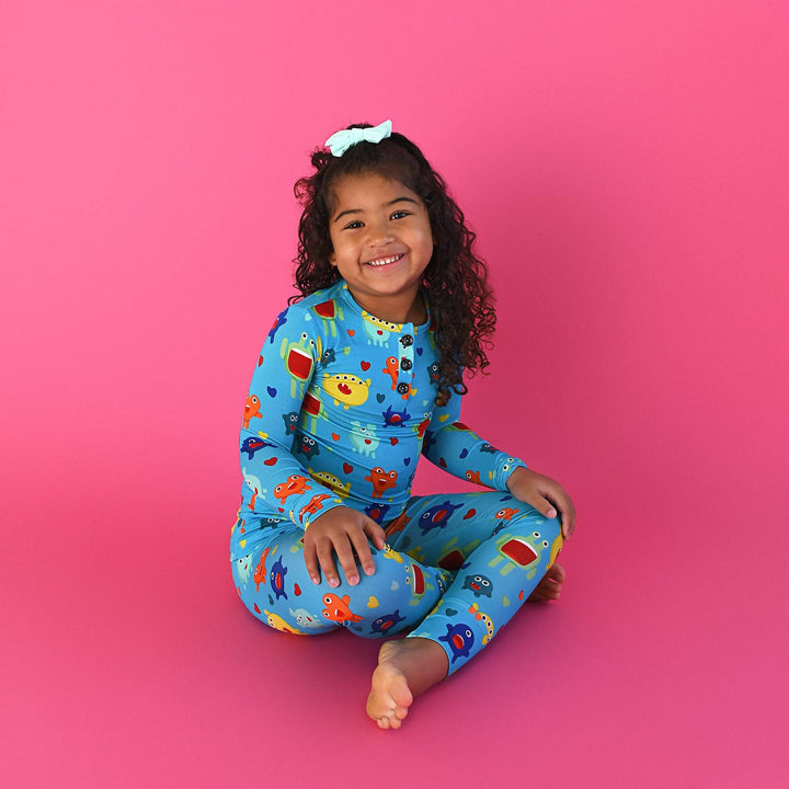 Gigi and Max - Finn Two Piece Valentines Day Outfit Bamboo Monster