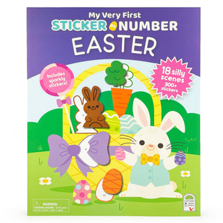 Cottage Door Press - Easter: My Very First Sticker by Number activity book